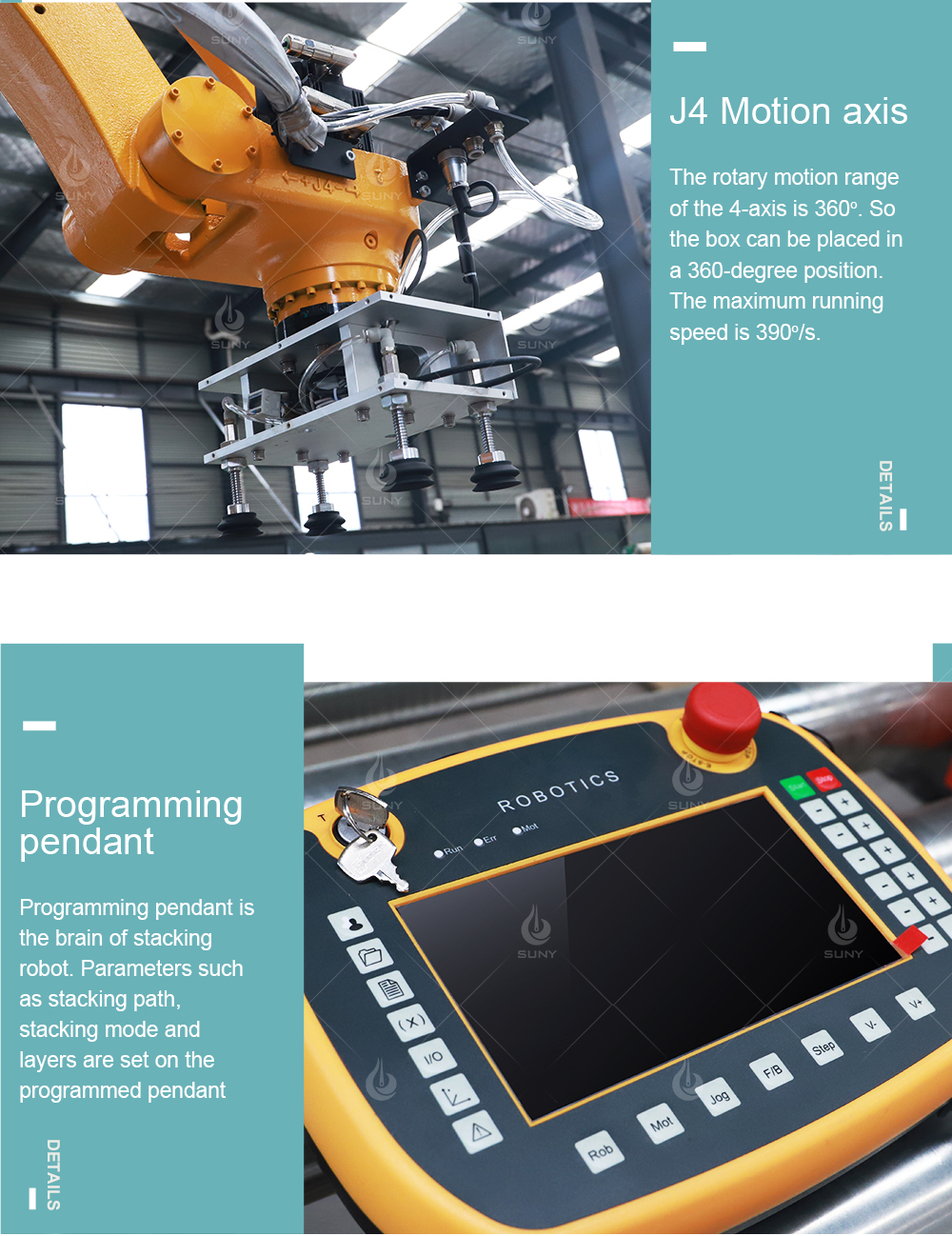Palletizer Robot feature