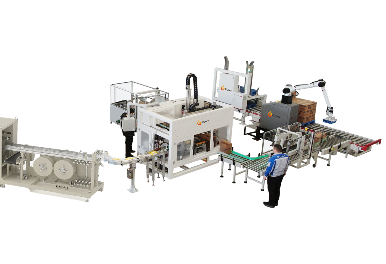 Tissue Cartoning Palletizing Line Solution